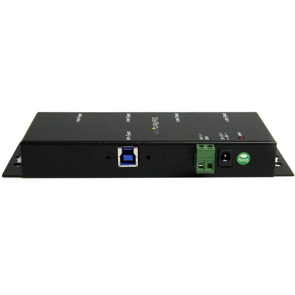 StarTech.com 4 Port Industrial USB 3.0 Hub - 5Gbps - Mountable - Rugged USB Hub - Image 3
