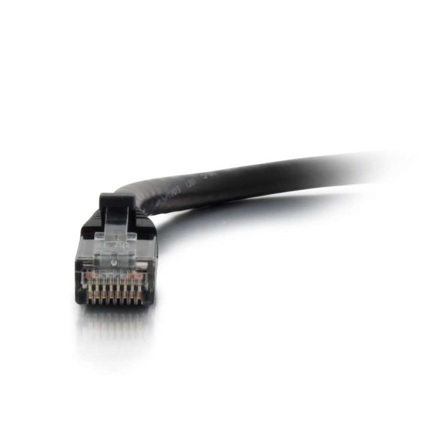 C2G 100ft Cat6a Unshielded Ethernet - Cat 6a Network Patch Cable - Black - Image 2