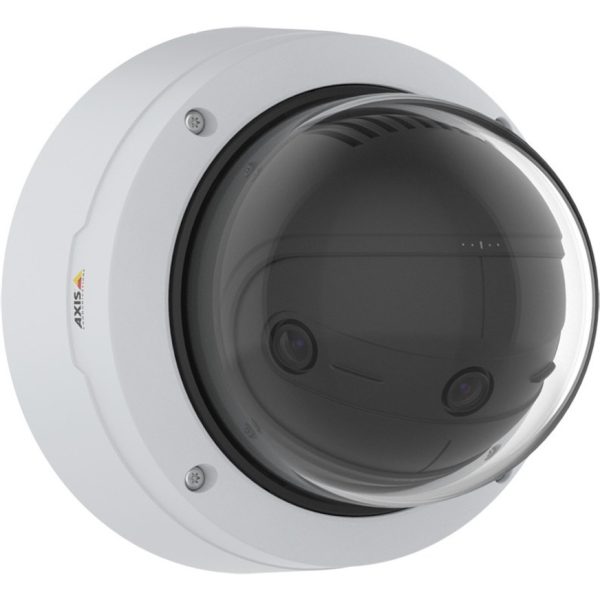 AXIS Panoramic P3818-PVE 13 Megapixel Outdoor 4K Network Camera - Color - Dome - White - TAA Compliant - Image 4