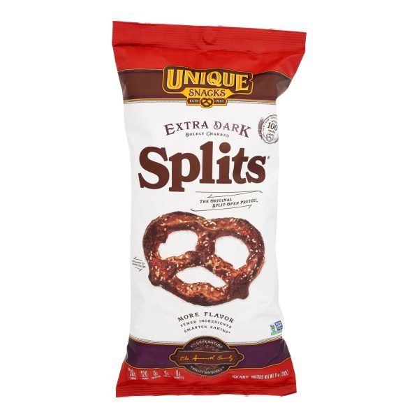Unique Pretzels - Splits - Extra Dark - Case of 12 - 11 oz. - Image 2