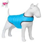 Dog Winter Coat for Small Medium & Large Dogs   Waterproof Dog Warm Jacket for Cold Weather   Snow Dog Puffer Vest Boys & Girls   Adjustable Doggie Coat with Velcro   Winter Clothes All Breed   Blue
