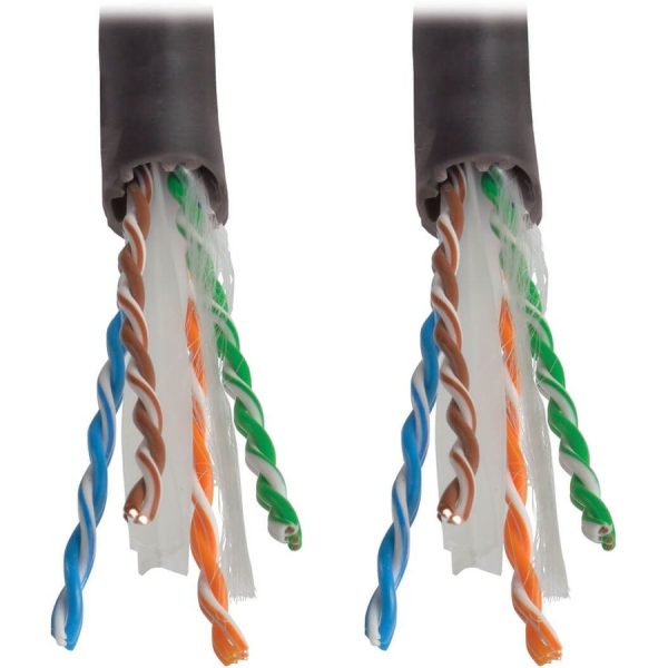 Eaton Tripp Lite Series Cat6 Gigabit Solid Core UTP PVC Bulk Ethernet Cable, Black, 1000 ft. (304.8 m), TAA - Image 6