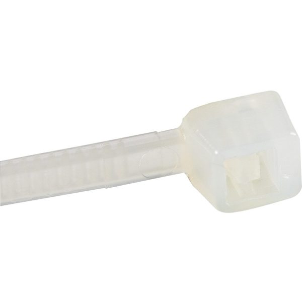 StarTech.com 4"(10cm) Cable Ties, 7/8"(22mm) Dia, 18lb(8kg) Tensile Strength, Nylon Self Locking Zip Ties, UL Listed, 1000 Pack, White - Image 4