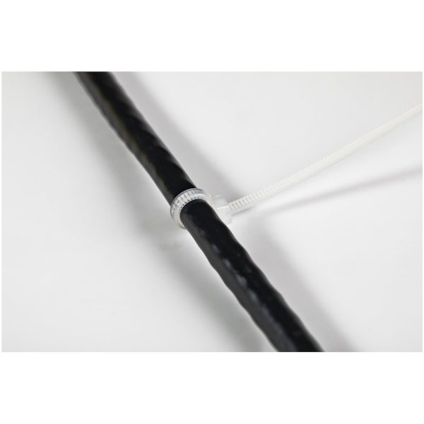 StarTech.com 4"(10cm) Cable Ties, 7/8"(22mm) Dia, 18lb(8kg) Tensile Strength, Nylon Self Locking Zip Ties, UL Listed, 1000 Pack, White - Image 5