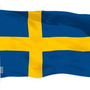 Sweden (Swedish) Flag 150D Printed Polyester 3x5 Ft