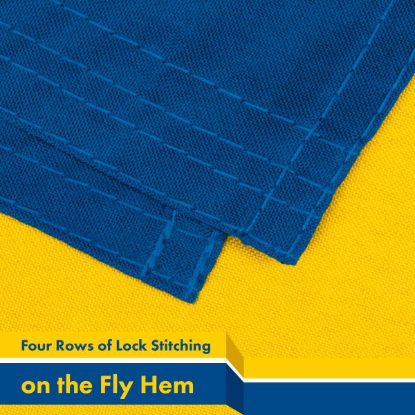 Sweden (Swedish) Flag 150D Printed Polyester 3x5 Ft - Image 5