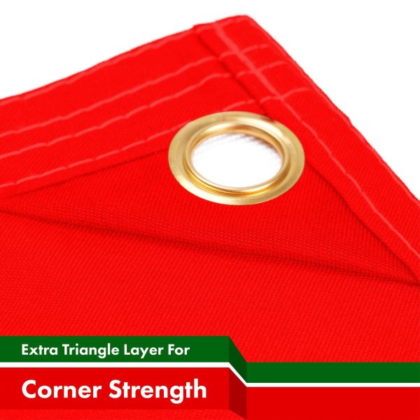 G128 5 Pack: Italy Italian Flag | 3x5 Ft | LiteWeave Pro Series Printed 150D Polyester, 4 Corner Brass Grommets | Country Flag, Vibrant Colors, Perfect For Balcony, More Durable Than 100D 75D Poly - Image 7