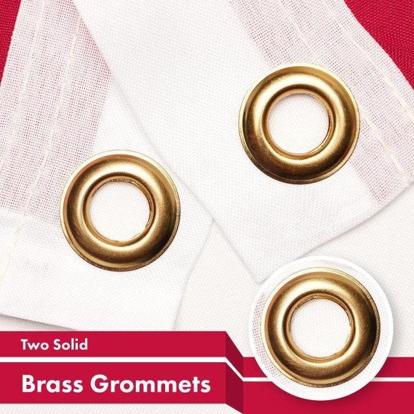 G128 10 Pack: Austria Austrian Flag | 3x5 Ft | Printed 150D Polyester - Indoor/Outdoor, Vibrant Colors, Brass Grommets, Quality Polyester, Much Thicker More Durable Than 100D 75D Polyester - Image 2