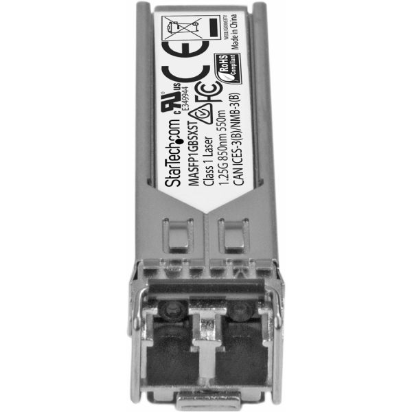StarTech.com Cisco Meraki MA-SFP-1GB-SX Comp. SFP Module - 1000BASE-SX - 1GbE Gigabit Ethernet SFP Multimode Fiber MMF Optic Transceiver - Image 2