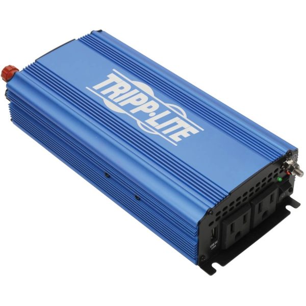 Eaton Tripp Lite Series 750W Light-Duty Compact Power Inverter with 2 AC/1 USB - 2.0A/Battery Cables, Mobile - Image 6