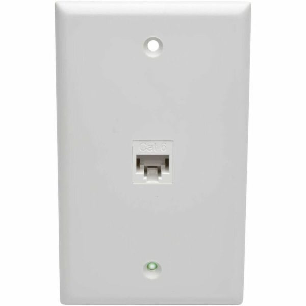 Eaton Tripp Lite Series Cat6 Straight-Through Modular In-Line Snap-In Coupler (RJ45 F/F), White, TAA - Image 3