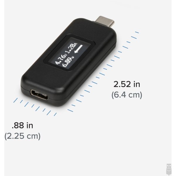 Plugable USB C Power Meter Tester for Monitoring USB-C Connections - Image 5