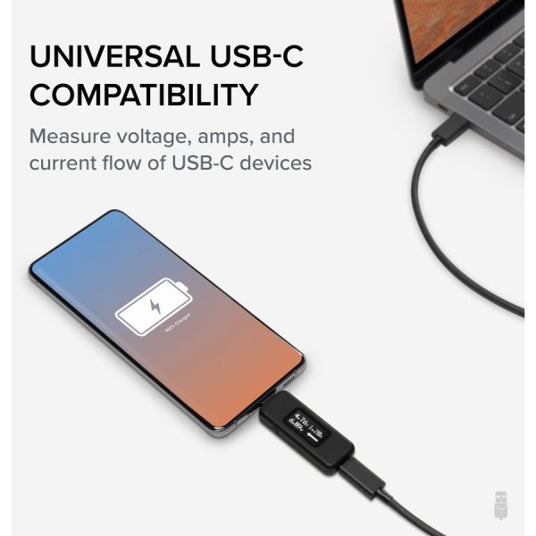 Plugable USB C Power Meter Tester for Monitoring USB-C Connections - Image 6