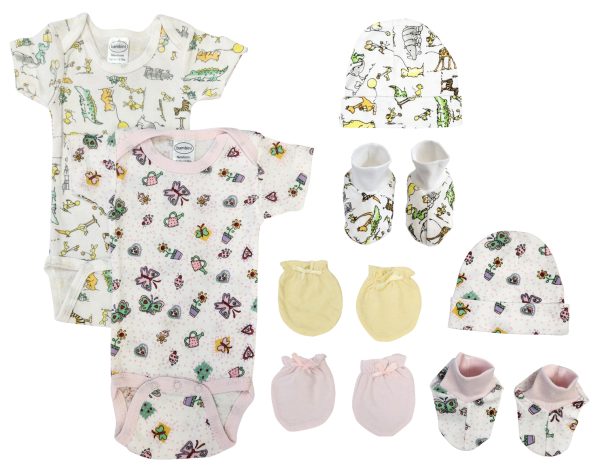 Newborn Baby Girl 8 Pc  Sets Nc_0608