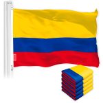 Colombia Colombian Flag 3x5 Ft 5-Pack 150D Printed Polyester By G128