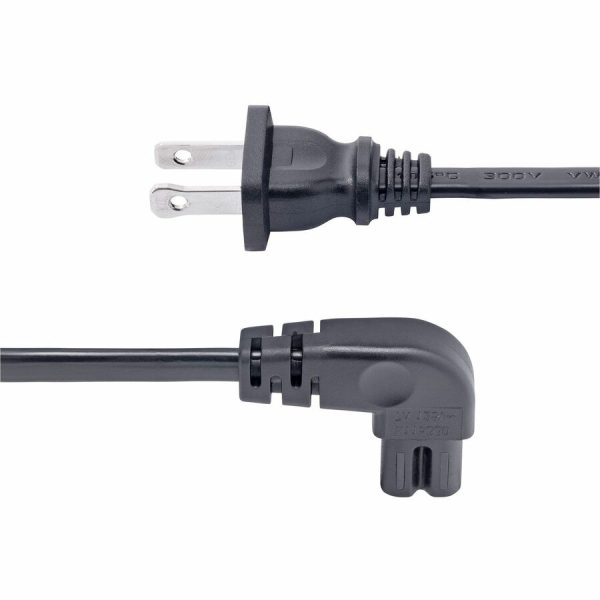 StarTech.com 10ft (3m) Laptop Power Cord, NEMA 1-15P to Right Angle C7, 7A 125V, 18AWG, Replacement Laptop Charger Cable, UL Listed - Image 3