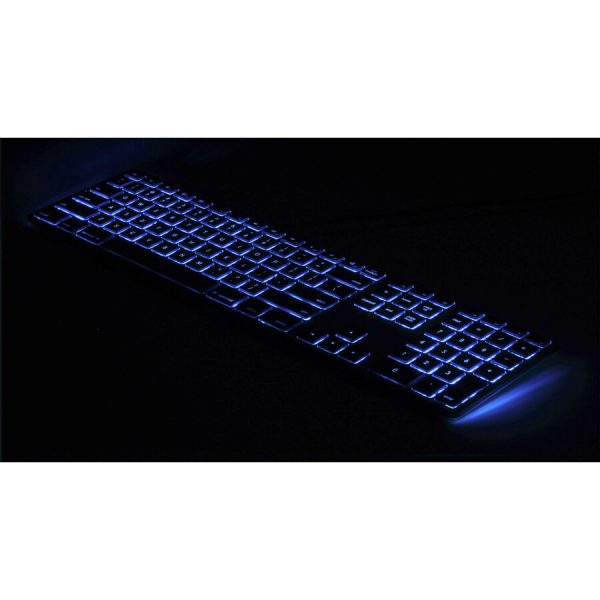 Matias RGB Backlit Wired Aluminum Keyboard for Mac - Space Gray - Image 3