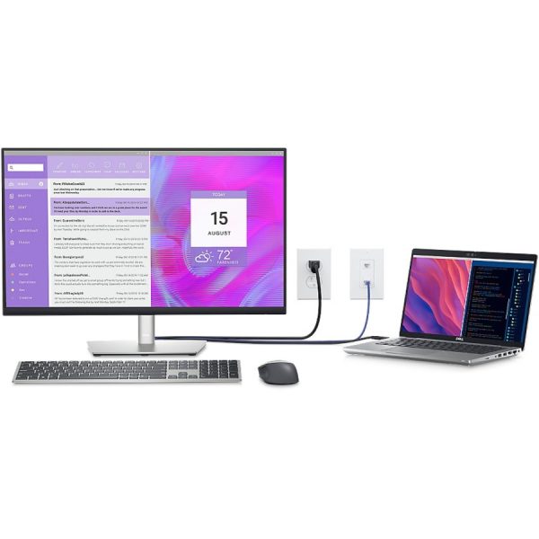 Dell P2723QE 27" Class 4K LCD Monitor - 16:9 - Black, Silver - Image 4