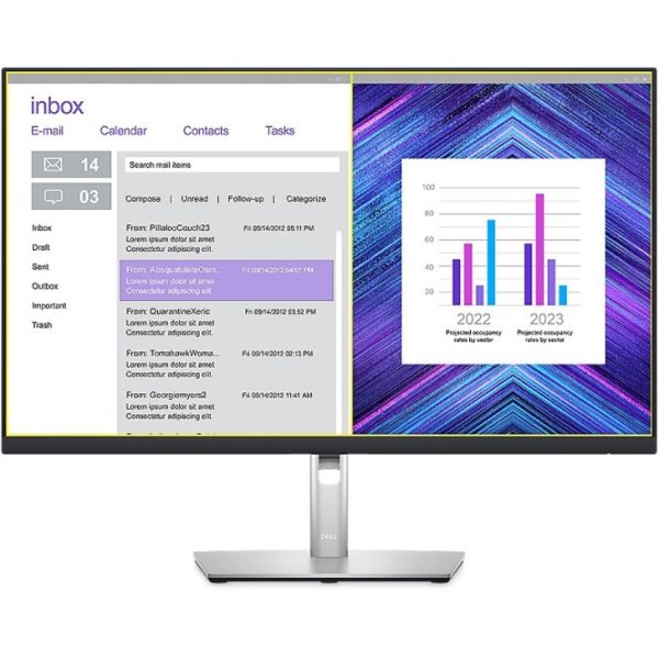Dell P2723QE 27" Class 4K LCD Monitor - 16:9 - Black, Silver - Image 5