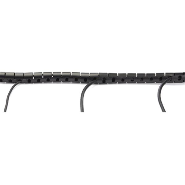 StarTech.com 2.5m / 8.2ft Cable Management Sleeve - Spiral - 25mm / 1" Diameter - W/ Cable Loading Tool - Expandable Coiled Cord Organizer - Image 6