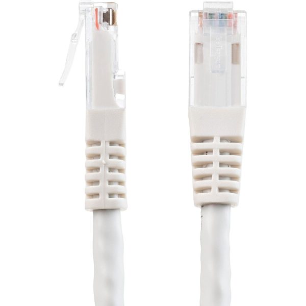 StarTech.com 8ft CAT6 Ethernet Cable - White Molded Gigabit - 100W PoE UTP 650MHz - Category 6 Patch Cord UL Certified Wiring/TIA - Image 3