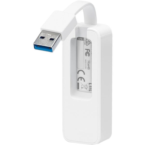 TP-Link UE300 - Foldable USB 3.0 to 10/100/1000 Gigabit Ethernet LAN Network Adapter - Image 3