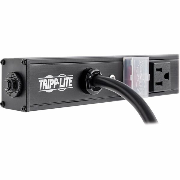 Eaton Tripp Lite Series 16-Outlet Vertical Power Strip, 120V, 15A, NEMA 5-15P, 15 ft. (4.57 m) Cord, 48 in., Black Housing - Image 4