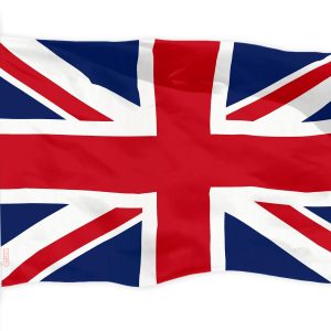 G128 - United Kingdom Flag (British, Union Jack) | 3x5 feet | Printed 150D - Indoor/Outdoor