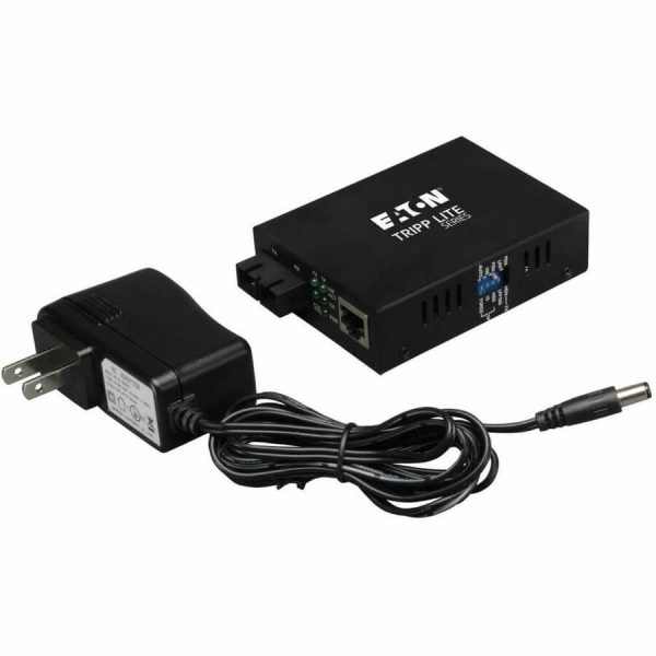 Eaton Tripp Lite Series Gigabit Multimode Fiber to Ethernet Media Converter, 10/100BaseT to 100BaseFX-SC, 2km, 1310nm - Image 2