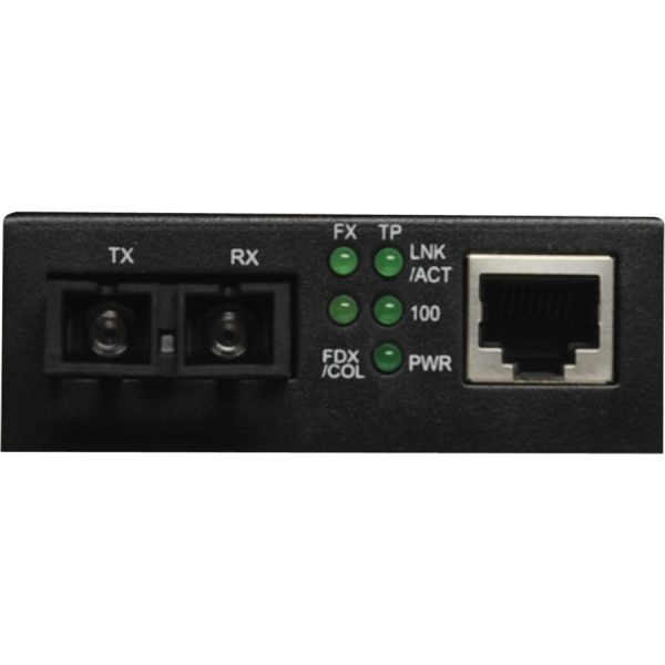 Eaton Tripp Lite Series Gigabit Multimode Fiber to Ethernet Media Converter, 10/100BaseT to 100BaseFX-SC, 2km, 1310nm - Image 3