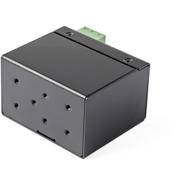 StarTech.com PoE+ Industrial Fiber to Ethernet Media Converter 30W - SFP to RJ45 - SM/MM Fiber to Gigabit Copper Mini Size IP-30 - Image 2