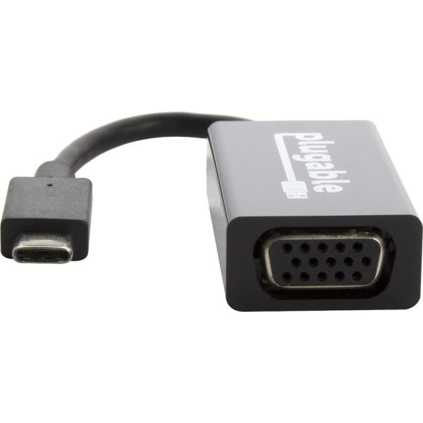 Plugable USB C to VGA Adapter Compatible with 2018 iPad Pro, 2018 MacBook Air, 2018 MacBook Pro, Surface Book 2, Thunderbolt 3 & More - Image 2