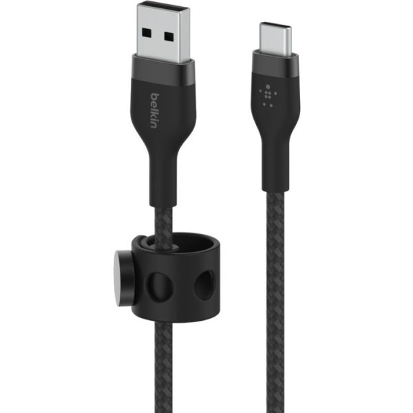 Belkin Boostcharge Pro Flex - USB-C cable - USB-C to USB-A - (1 meter /3.3 foot) - Image 2