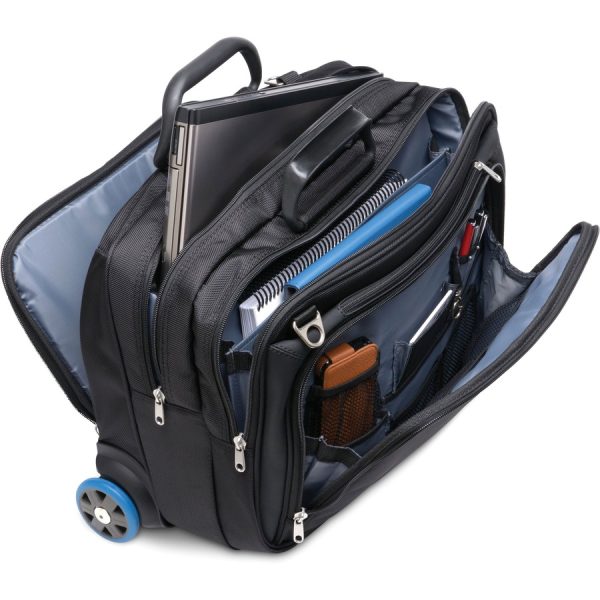 Kensington Contour Carrying Case (Roller) for 17" Notebook - Black, Gray - Image 4