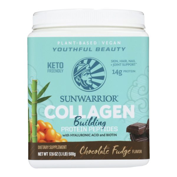 Sunwarrior - Collagen Chocolate - 1 Each - 17.6 OZ - Image 2