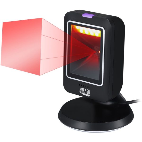 Adesso NuScan 2800U Omnidirectional 2D Desktop Barcode Scanner - Image 5
