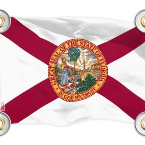G128 Florida State Flag | 3x5 Ft | LiteWeave Pro Series Printed 150D Polyester, 4 Corner Brass Grommets | Vibrant Colors, Perfect For Balcony, More Durable Than 100D 75D Polyester