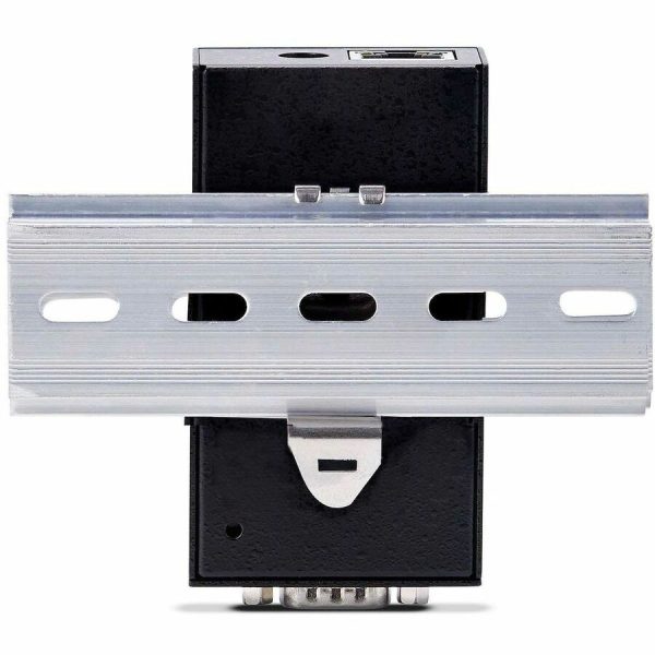 StarTech.com 1-Port Serial to Ethernet Adapter, IP Serial Device Server For Remote RS232 Devices, Wall/DIN Rail Mount, LAN To DB9 Converter - Image 2