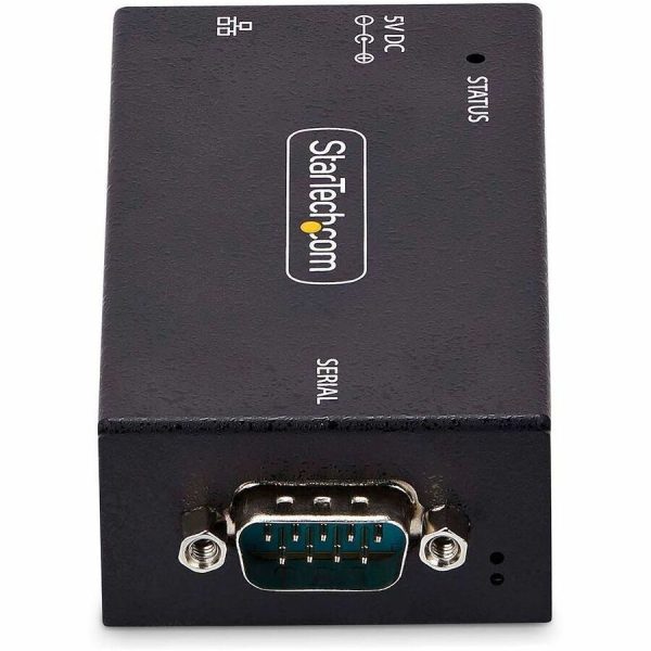 StarTech.com 1-Port Serial to Ethernet Adapter, IP Serial Device Server For Remote RS232 Devices, Wall/DIN Rail Mount, LAN To DB9 Converter - Image 5