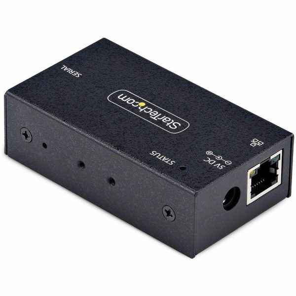 StarTech.com 1-Port Serial to Ethernet Adapter, IP Serial Device Server For Remote RS232 Devices, Wall/DIN Rail Mount, LAN To DB9 Converter - Image 7