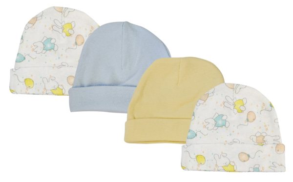 Boys Baby Caps (pack Of 4) Nc_0259