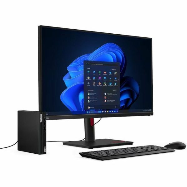 Lenovo ThinkCentre M75q Gen 5 12RQ000MUS Desktop Computer - AMD Ryzen 7 PRO 8700GE - 16 GB - 512 GB SSD - Tiny - Black - Image 4