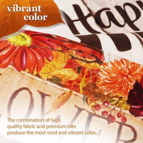 G128 House Flag Gather Happy Moments Flower Truck | 28x40 Inch | Printed Blockout Polyester - Fall Decoration - Image 7