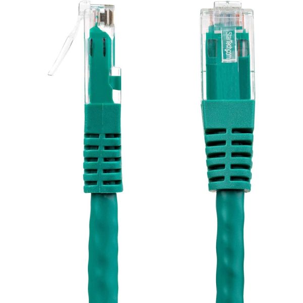 StarTech.com 50ft CAT6 Ethernet Cable - Green Molded Gigabit - 100W PoE UTP 650MHz - Category 6 Patch Cord UL Certified Wiring/TIA - Image 3