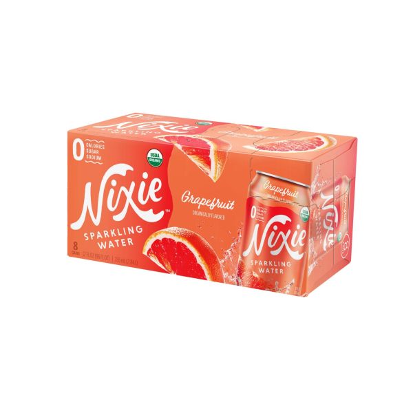 Nixie Sparkling Water - Sparkling Water Grapefruit - Case of 3 - 8/12 FZ - Image 3