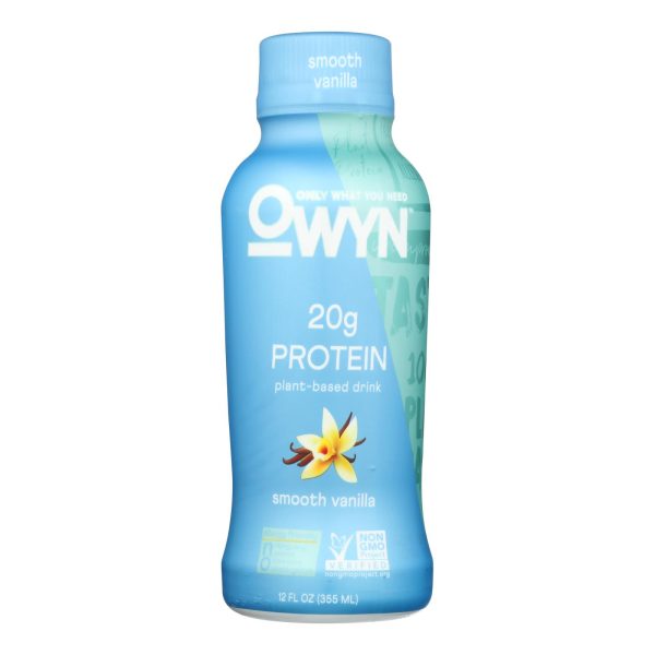 Only What You Need - Plant Based Protein Shake - Vanilla - Case of 12 - 12 fl oz. - Image 2