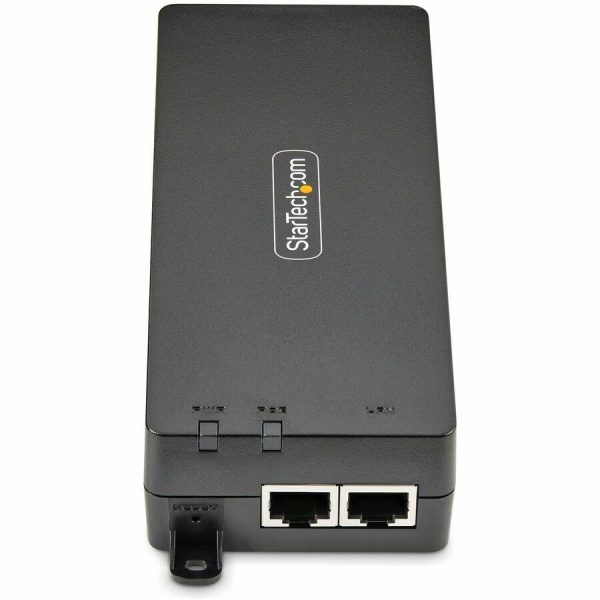 StarTech.com 1-Port 10Gbps Gigabit PoE++ Injector, 90W, 2.5/5/10G Ethernet/10/100/1000M, PoE++ (802.3af/at/bt), Wall Mountable, Unmanaged - Image 3