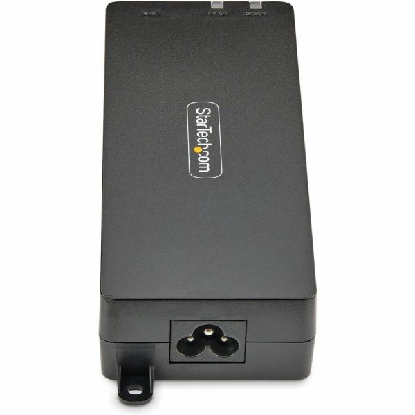 StarTech.com 1-Port 10Gbps Gigabit PoE++ Injector, 90W, 2.5/5/10G Ethernet/10/100/1000M, PoE++ (802.3af/at/bt), Wall Mountable, Unmanaged - Image 4