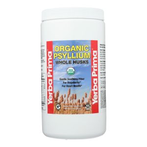 Yerba Prima Organic Psyllium - Whole Husks Supplement - 12 oz.