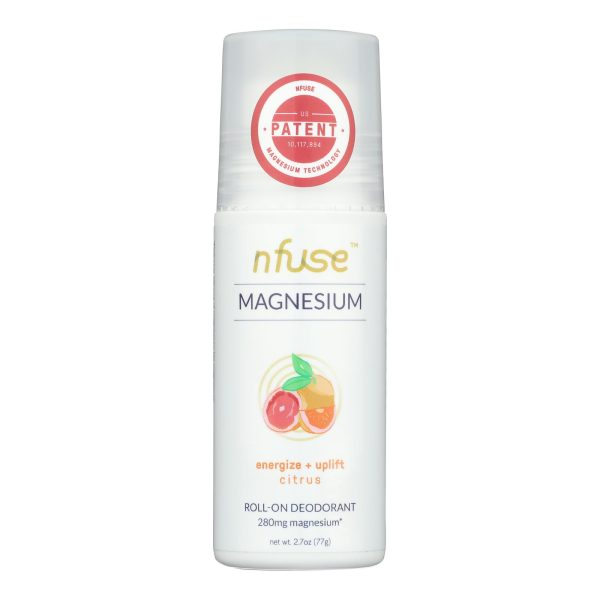 Nfuse - Deodorant Citrus Natural Magnesium - Case of 6 - 2.7 OZ
